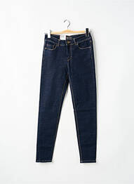 Jeans coupe slim tissage brut taille normale bleu FIFTY femme