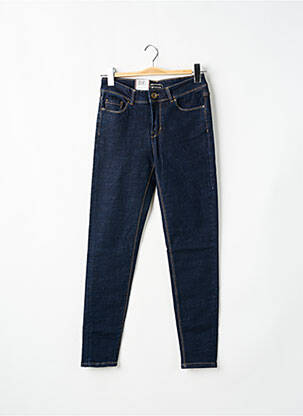 Jeans coupe slim tissage brut taille normale bleu FIFTY femme