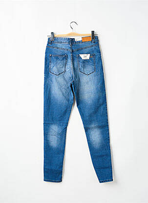 Jeans coupe slim tissage brut taille normale bleu FIFTY femme