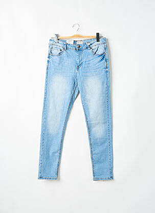 Jeans coupe slim tissage brut taille normale bleu FIFTY femme
