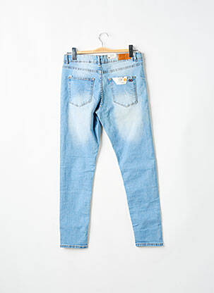 Jeans coupe slim tissage brut taille normale bleu FIFTY femme