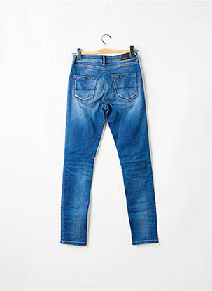 Jeans coupe slim effet usé délavé taille normale bleu DONOVAN femme