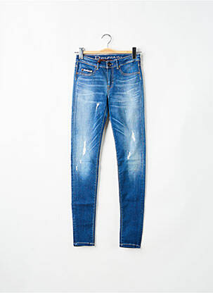 Jeans skinny taille haute taille haute bleu DONOVAN femme