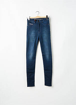 Jeans coupe slim poches bleu DONOVAN femme