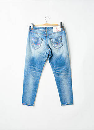 Pantacourt stretch taille normale bleu DONOVAN femme
