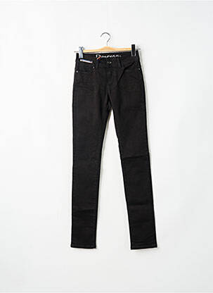 Jeans coupe slim stretch taille basse noir DONOVAN femme