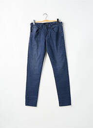 Pantalon slim fermeture zippée sous rabat boutonné bleu LTB homme