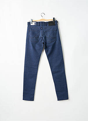 Pantalon slim fermeture zippée sous rabat boutonné bleu LTB homme