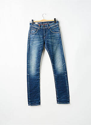 Jeans coupe slim poches bleu DONOVAN homme