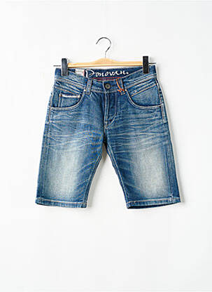 Bermuda tissage denim bleu DONOVAN homme