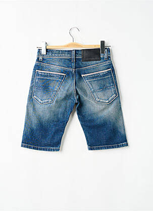 Bermuda tissage denim bleu DONOVAN homme