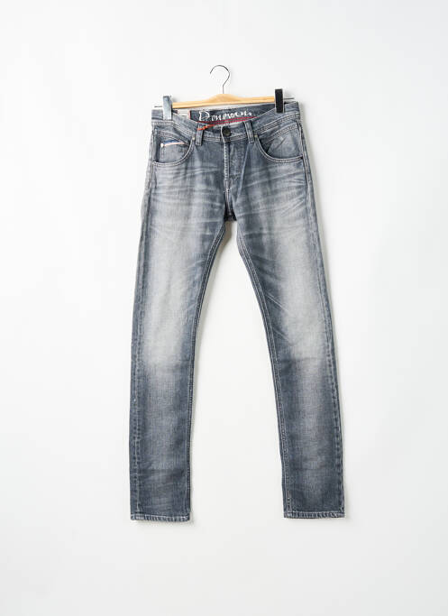 Jeans coupe slim gris DONOVAN pour homme