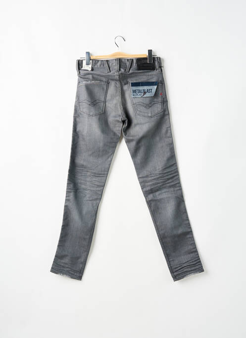 Jeans coupe slim gris REPLAY pour homme