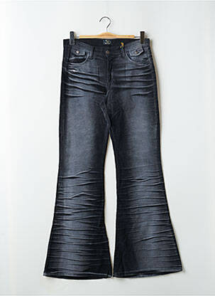 Pantalon flare taille normale taille normale gris BE YOU K femme