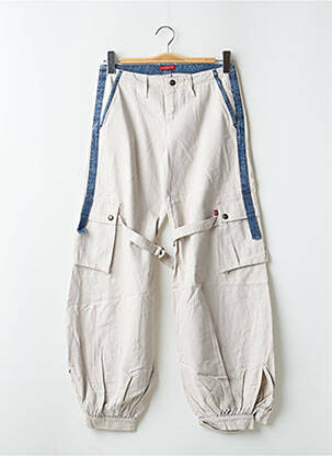 Pantalon cargo poches taille normale beige BE YOU K femme