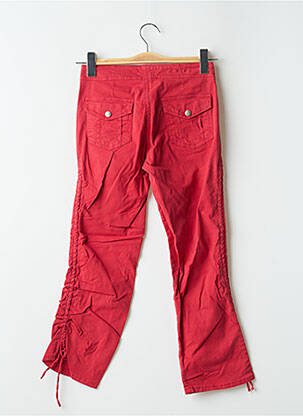 Pantacourt stretch taille normale rouge CIMARRON femme