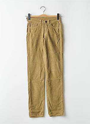Pantalon droit stretch taille normale beige FIVE PM femme