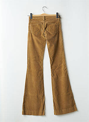 Pantalon flare stretch taille basse beige FIVE PM femme