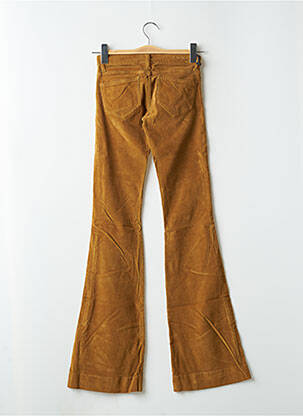 Pantalon flare stretch taille basse beige fonce FIVE PM femme