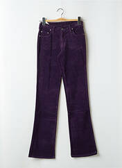 Pantalon droit violet CIMARRON pour femme seconde vue