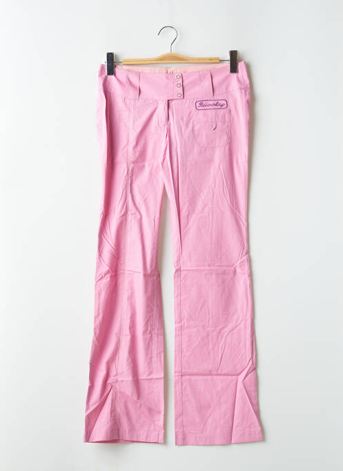 Pantalon droit rose BE YOU K pour femme