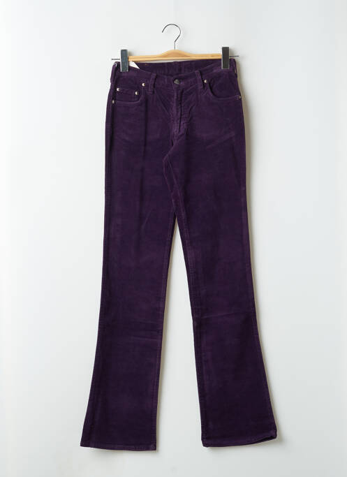 Pantalon droit violet CIMARRON pour femme