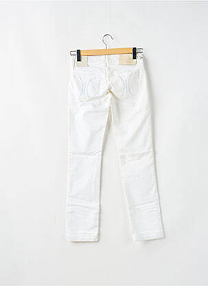 Pantalon slim poches blanc FORNARINA femme