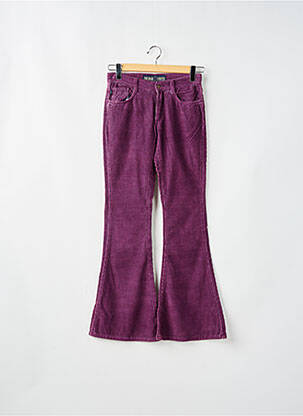 Pantalon flare taille normale taille normale violet FREEMAN T.PORTER femme