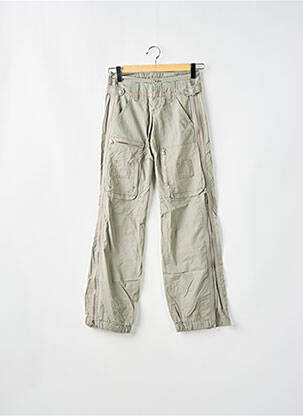 Pantalon cargo poches taille normale vert FREEMAN T.PORTER femme