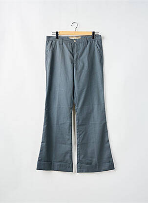 Pantalon flare fermeture zippée sous rabat boutonné gris FREEMAN T.PORTER homme