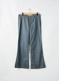Pantalon flare fermeture zippée sous rabat boutonné gris FREEMAN T.PORTER homme