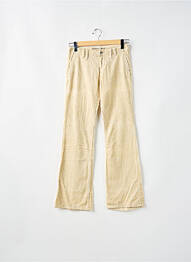 Pantalon flare coupe évasée beige FREEMAN T.PORTER femme
