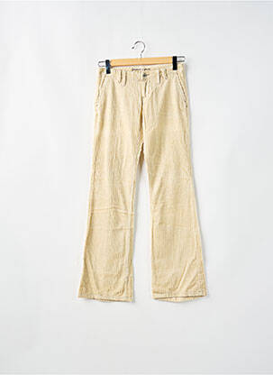 Pantalon flare coupe évasée beige FREEMAN T.PORTER femme