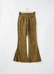 Pantalon flare coupe évasée vert FREEMAN T.PORTER femme
