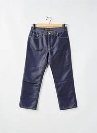 Pantacourt coupe droite bleu FREEMAN T.PORTER femme