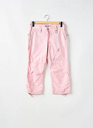 Pantacourt coupe droite taille normale rose FREEMAN T.PORTER femme