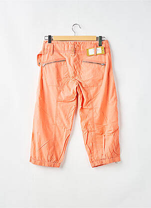 Pantacourt coupe droite orange FREEMAN T.PORTER femme