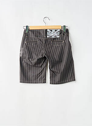 Bermuda coupe droite gris FREEMAN T.PORTER femme