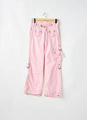 Pantalon cargo rose FREEMAN T.PORTER pour femme seconde vue