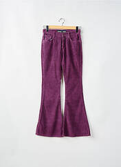 Pantalon flare violet FREEMAN T.PORTER pour femme seconde vue