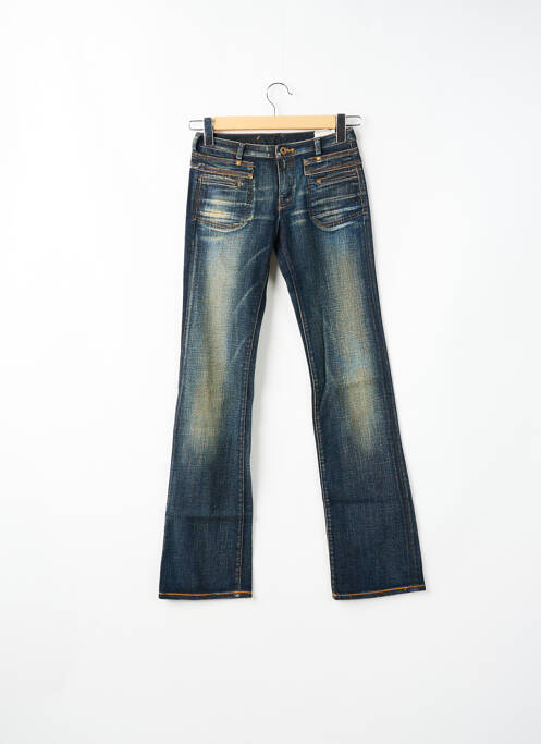 Jeans coupe slim poches bleu DIESEL femme