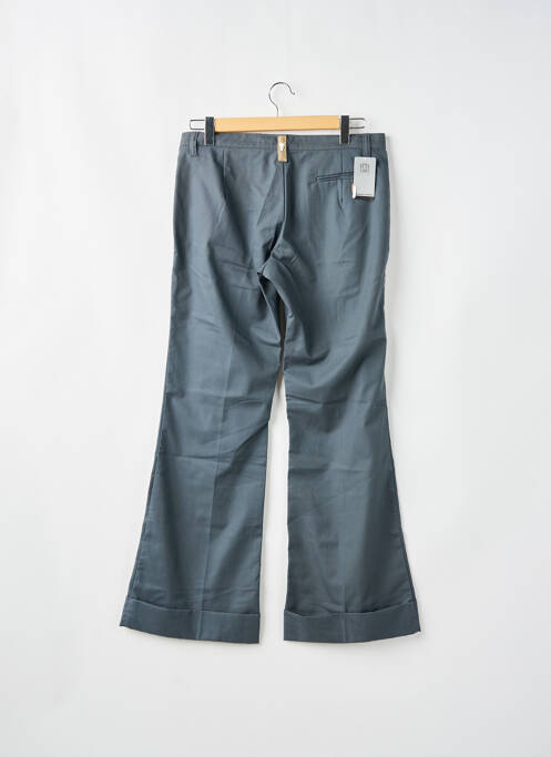 Pantalon flare fermeture zippée sous rabat boutonné gris FREEMAN T.PORTER homme