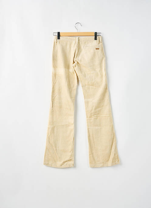 Pantalon flare coupe évasée beige FREEMAN T.PORTER femme