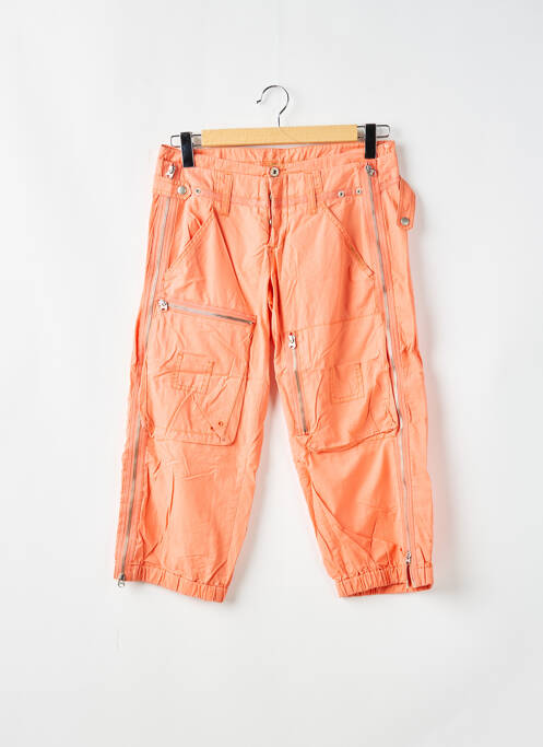 Pantacourt orange FREEMAN T.PORTER pour femme