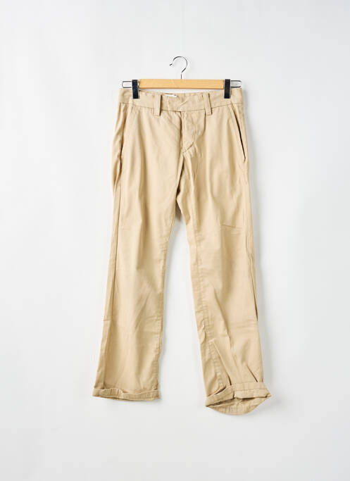 Pantalon droit beige FREEMAN T.PORTER pour homme