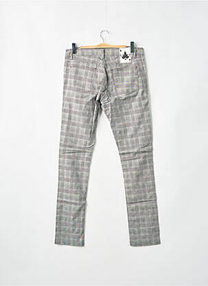Pantalon slim tissage popeline taille normale gris HELLS BELLS femme