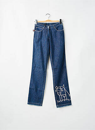 Jeans coupe droite taille normale taille normale bleu KANA BEACH femme