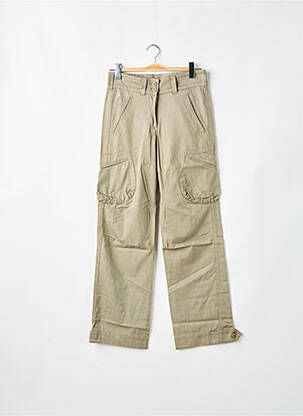 Pantalon cargo coupe droite taille normale vert LADY SOUL femme