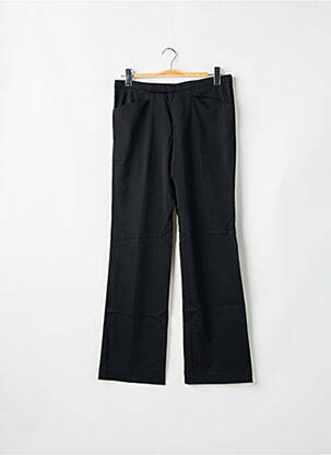 Pantalon chino tissage popeline taille normale noir LADY SOUL femme
