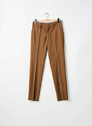 Pantalon chino taille normale taille normale marron LEON & HARPER femme